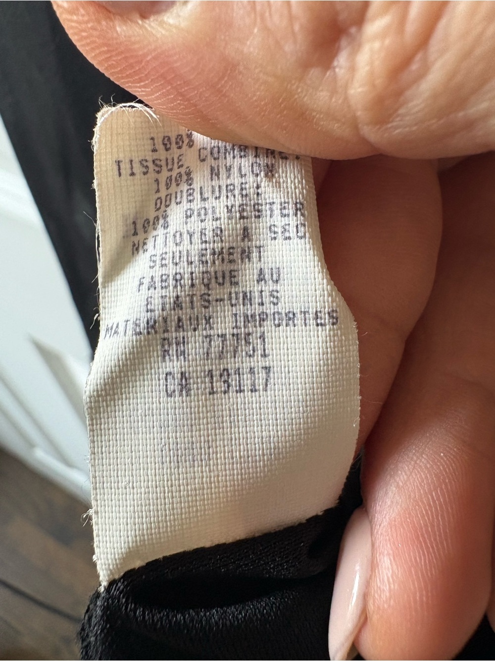 Betsey Johnson Black Silk Dress Vintage Made in USA - Picture 6 of 13
